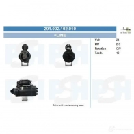 Стартер CV PSH 9CU2E 0 291002102010 1437354775