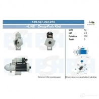 Стартер CV PSH 7N6A J 510507092010 287447