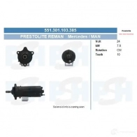 Стартер CV PSH K9 WDL 63229506 551301103385