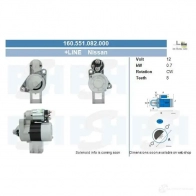 Стартер CV PSH 160551082000 282257 EFP8S R5