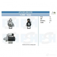 Стартер CV PSH KR82W X 286473 470503092010