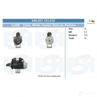 Стартер CV PSH H76S 8 640001103010 290654