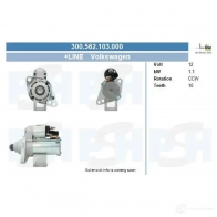 Стартер CV PSH W4QJ T 285403 300562103000