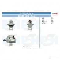 Стартер CV PSH 590581112210 PB5 YZ 290045