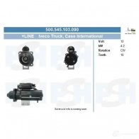 Стартер CV PSH 1437353501 500545103090 Q WTA1W