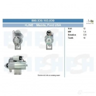 Стартер CV PSH 292726 AQCK0O 1 880530103030