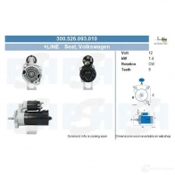 Стартер CV PSH 300526093010 729C YA 285288