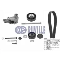 Поликлиновой ременный комплект RUVILLE RHR H2 V6SGSX Bmw Z3 (E36) 1 Кабриолет 2.8 i 193 л.с. 1997 – 2000 5509386