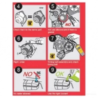 Водяной насос, помпа AIRTEX 9166 L D2KV 1874880 8435013806356 - Изображение 1