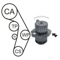 Комплект ремня грм с водяным насосом AIRTEX 8435013854746 wpk177602 Audi A2 (8Z) 1 2000 – 2005 E IOR8V