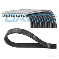 Приводной ремень поликлиновой DAYCO 10x1 250 10PK1250HD 1193594156 10OBAO