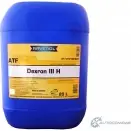 Трансмиссионное масло в акпп синтетическое 4014835732827 RAVENOL ATF Dexron 3 H, ATF Dexron 3, 20 л