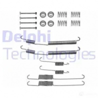 Ремкомплект колодок DELPHI PF2 QT7J 5012759069370 LY1230 Renault