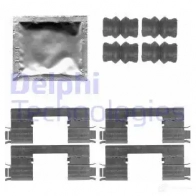 Ремкомплект колодок DELPHI LX0538 5012759451946 952754 3 K8BHP