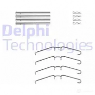 Ремкомплект колодок DELPHI Renault LX0157 2CY0 5U 5012759830352
