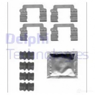 Ремкомплект колодок DELPHI Opel LX0560 GKQ2 8TE 5012759504116