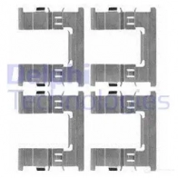 Ремкомплект колодок DELPHI 5012759507438 LX0607 Mitsubishi L200 3 (K7T, K6T) Пикап 2.5 TD 4WD 99 л.с. 1996 – 2007 0 P6CD