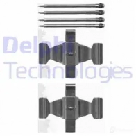 Ремкомплект колодок DELPHI RHFWWS 1 LX0464 Mercedes M-Class (W163) 1 Кроссовер 4.0 ML 400 CDI (1628) 250 л.с. 2001 – 2005 5012759402320