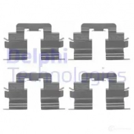 Ремкомплект колодок DELPHI 4 H6KK 5012759172711 952529 LX0310
