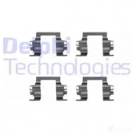 Ремкомплект колодок DELPHI LX0207 5012759067871 Opel Frontera (A) 1 Кроссовер 2.3 TD (5JMWL4) 100 л.с. 1992 – 1998 JG KM4CD
