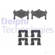 Ремкомплект колодок DELPHI LX0304 5012759172650 Nissan Pulsar 0 T6GDR