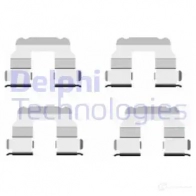 Ремкомплект колодок DELPHI 2UFZ K 5012759397442 Fiat Croma LX0457