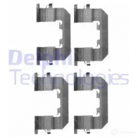 Ремкомплект колодок DELPHI LX0653 MX F8J 1417611661 5012759988725