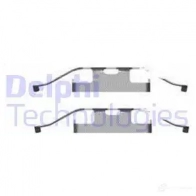 Ремкомплект колодок DELPHI 5012759507322 LX0596 TG A9N0W Volkswagen Transporter (T5) 5 Фургон 1.9 TDI 105 л.с. 2003 – 2009