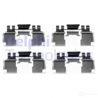 Ремкомплект колодок DELPHI 5012759346624 Honda Integra 3 (DC2, 4) Купе 1.8 Type R 190 л.с. 1997 – 2001 LX0389 8BB 454S