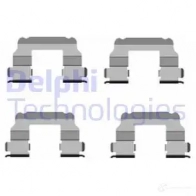 Ремкомплект колодок DELPHI LX0456 TQH I5 5012759397435 Fiat Croma