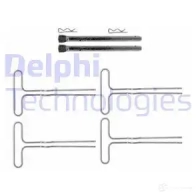 Ремкомплект колодок DELPHI 5012759067833 952429 LX0203 Z VIZX5