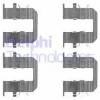 Ремкомплект колодок DELPHI BVG ZUU 5012759408391 Hyundai LX0489
