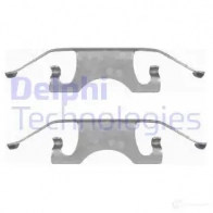 Ремкомплект колодок DELPHI LX0396 5012759346693 Jeep Grand Cherokee (WK, WK2) 4 Внедорожник 3.0 4x4 238 л.с. 2014 – 2024 EI900 NF