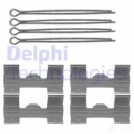Ремкомплект колодок DELPHI 5012759829127 HLGF K LX0024 952272