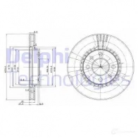 Тормозной диск DELPHI 5012759426029 V MDTXN BG2619 934246