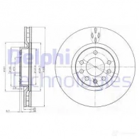 Тормозной диск DELPHI 935134 BG3963 5012759360620 IK 1106J