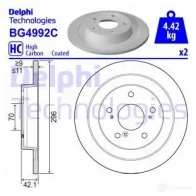 Тормозной диск DELPHI BWFY D BG4992C Honda