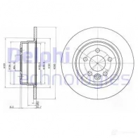 Тормозной диск DELPHI 6SU5 H 934770 5012759159330 BG3550
