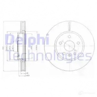 Тормозной диск DELPHI Chevrolet Camaro 5012759437339 BG4189 6 TK8GAG