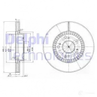 Тормозной диск DELPHI Honda Stream 1 (RN) Минивэн BG3720 6YUW8J 6 5012759288931