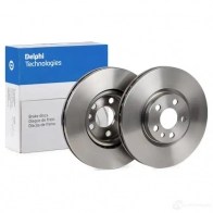 Тормозной диск DELPHI BG3740 5012759280379 59LF BS 934905 - Изображение 2