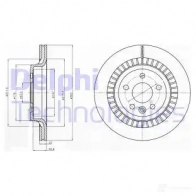 Тормозной диск DELPHI BG4270 935473 ZS3D OS 5012759450765