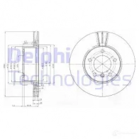Тормозной диск DELPHI BG3998C DCJ0L M 5012759532188 935172