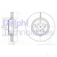 Тормозной диск DELPHI Toyota Verso (AR20) 1 Минивэн 2.0 D 4D (AUR20) 124 л.с. 2012 – 2025 BG4236C VL0 PFPK 5012759530139