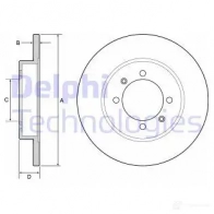Тормозной диск DELPHI 935588 5012759505465 Z FBD3 BG4538