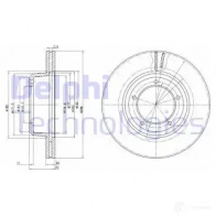 Тормозной диск DELPHI 5012759425985 Land Rover CL V3VH4 BG2612