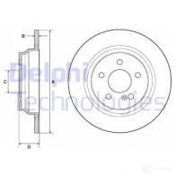 Тормозной диск DELPHI BG4686C AR 28NM 5012759535974 935663