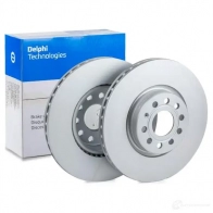 Тормозной диск DELPHI L HESO BG3953C 935124 5012759529775 - Изображение 2