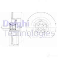 Тормозной диск DELPHI Renault BG9115RSC 56 1NQ 5012759531952