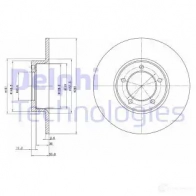 Тормозной диск DELPHI I75 EQ 5012759420201 933845 BG2021